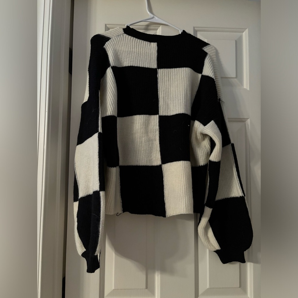 Checker Sweater - image 2